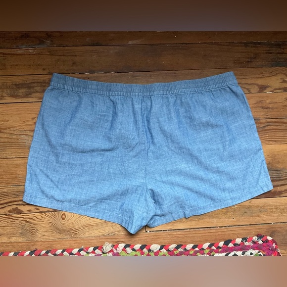 J Crew Chambray Blue Shorts - Picture 2 of 2
